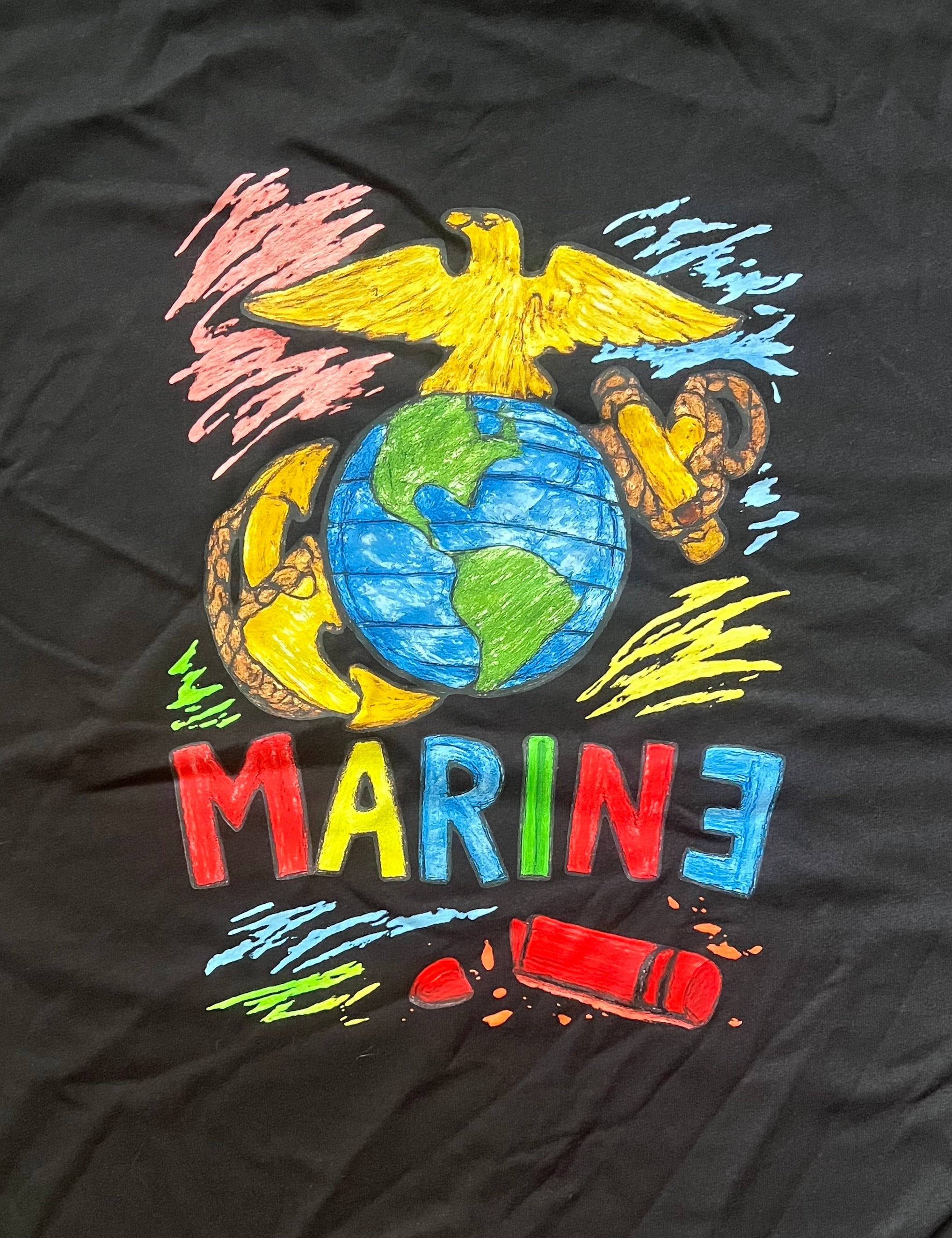 Colorful Marine Tshirt