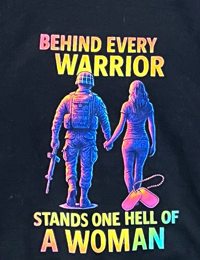 Behind Every Warrior Hoodie