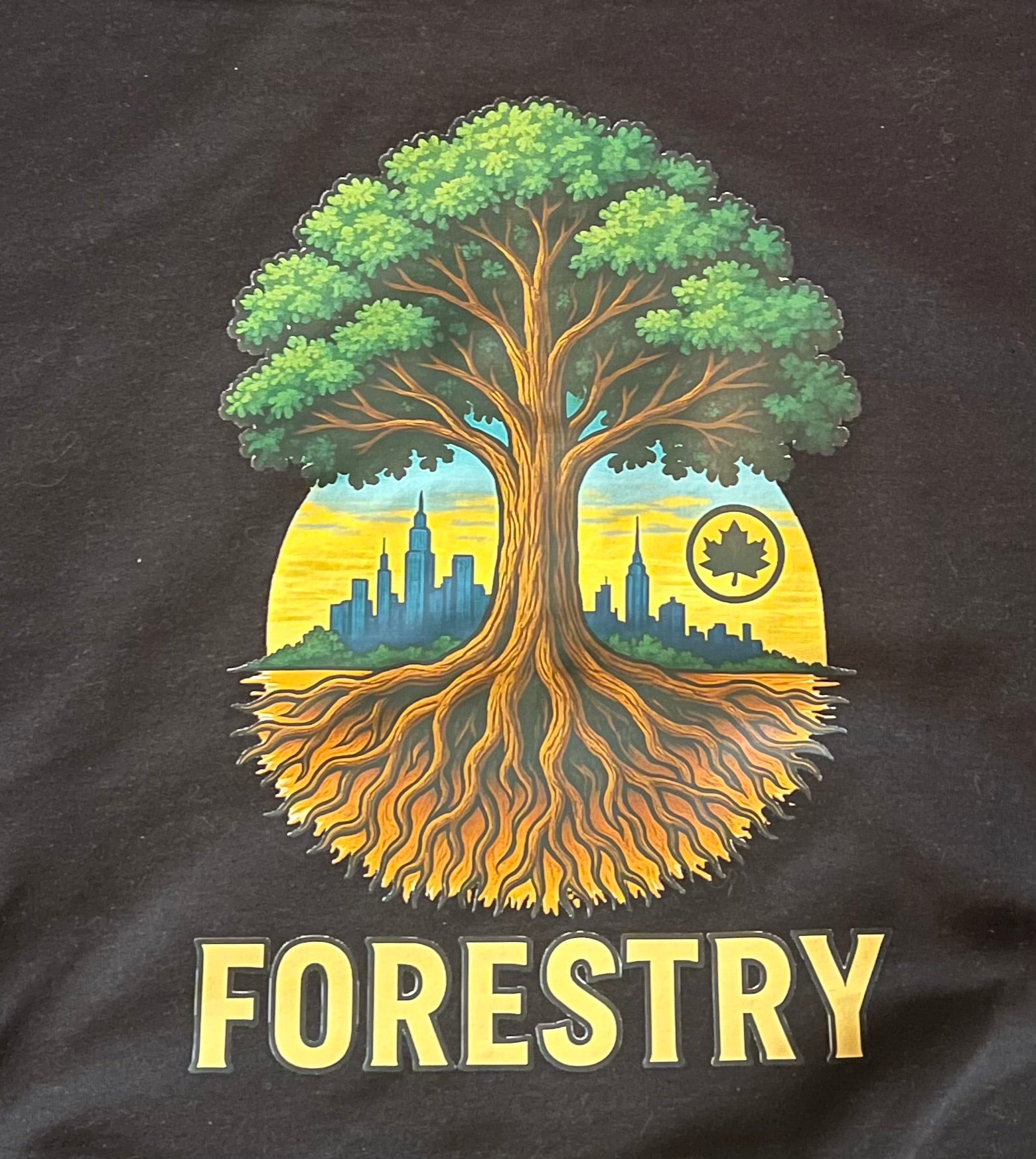 Multicolor Forestry Hoodie