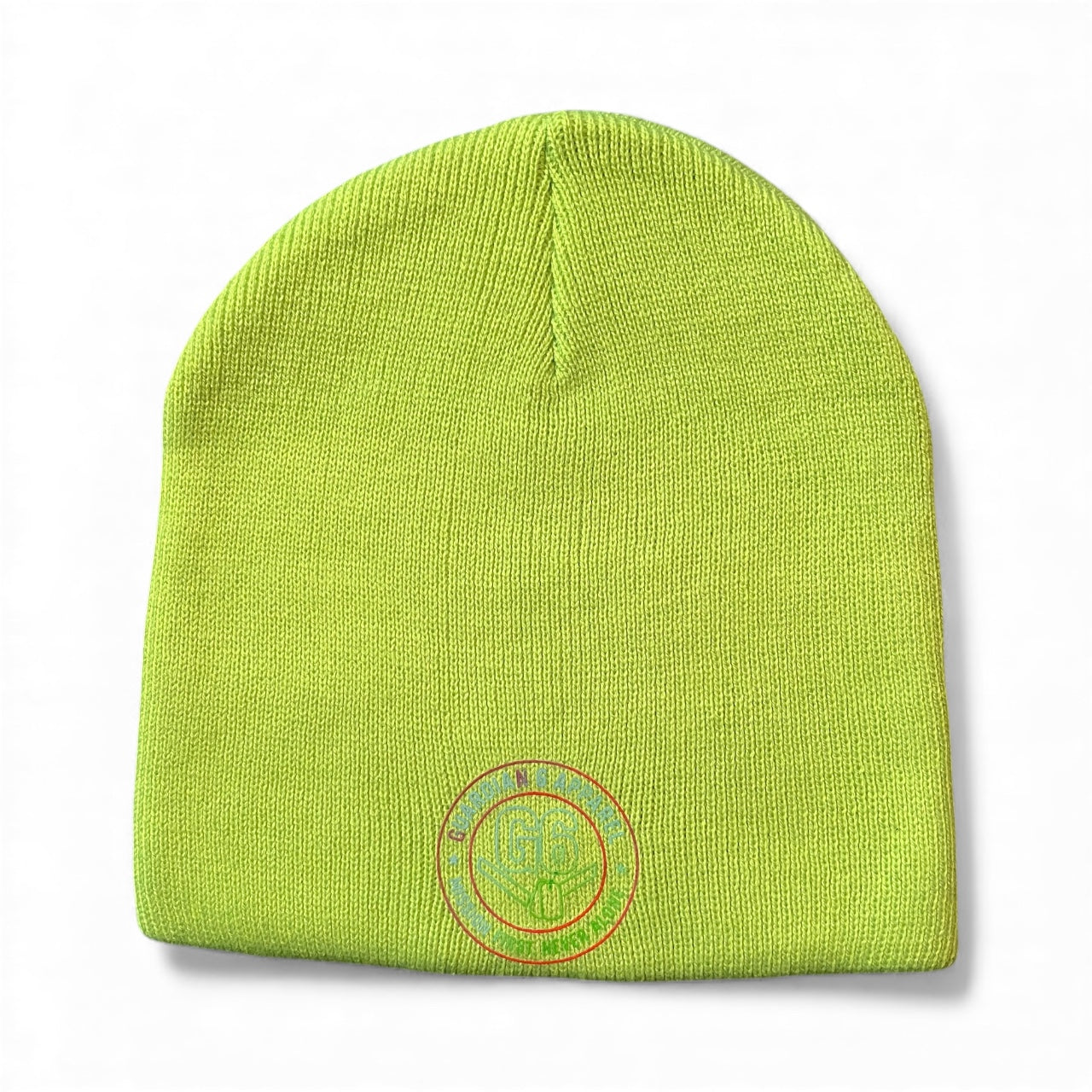 Neon Yellow Beanie with Neon Emblem